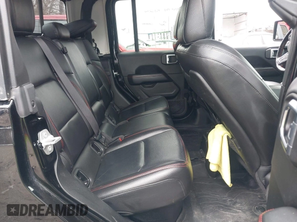 2021 Jeep Gladiator Rubicon z VIN 1C6JJTBG8ML524215, wystawiony jako IAAI lot #41829990 z przebiegiem 62 942 mil mil oraz . Historia ofert i sprzedaży dostępna na DreamBid. Obrazek 8.
