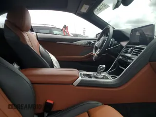 2024 BMW 8 Series 840i with VIN WBADZ4C08RCN02225, listed as a Copart auction lot 63132815 with 5,135 mi miles and Salvage title. Bid and sale history available at DreamBid. Image 7.