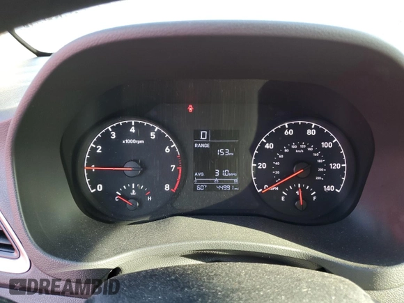 2022 Hyundai Accent SE with VIN 3KPC24A64NE184438, listed as a Copart auction lot 48431315 with 44,991 mi miles and Non Repairable. Bid and sale history available at carsss.com. Image 9.