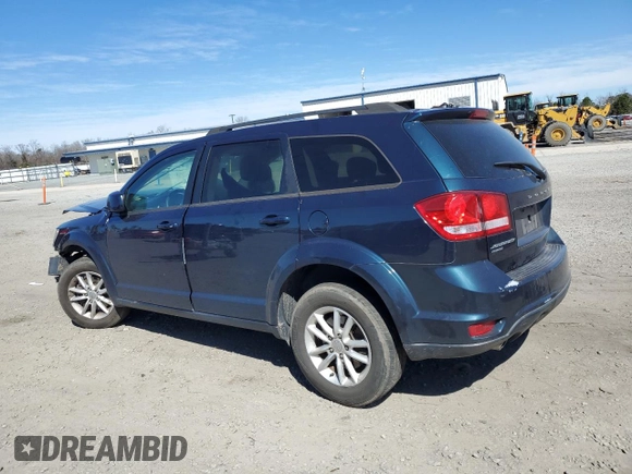 2015 Dodge Journey SXT with VIN 3C4PDDBG1FT611719, listed as a Copart auction lot 46892605 with 153,688 mi miles and Salvage Title. Bid and sale history available at DreamBid. Image 2.