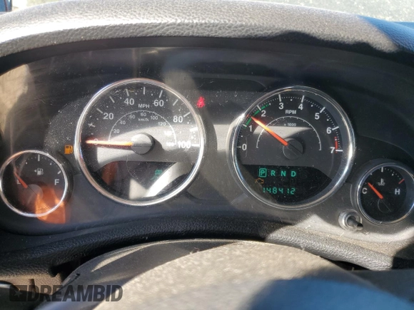2014 Jeep Wrangler Unlimited Rubicon X with VIN 1C4HJWFG8EL119654, listed as a Copart auction lot 46699055 with 148,412 mi miles and Salvage title. Bid and sale history available at DreamBid. Image 9.