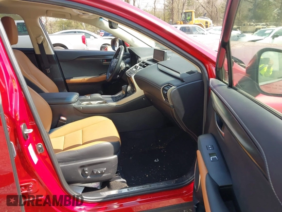 2019 Lexus NX with VIN JTJYARBZXK2142019, listed as a IAAI auction lot 41797253 with 39,679 mi miles. Bid and sale history available at carsss.com. Image 5.