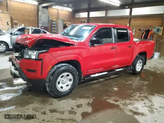 2022 Nissan Frontier S with VIN 1N6ED1EK1NN603119, listed as a Copart auction lot 45764225 with 18,881 mi miles and Salvage Title. Bid and sale history available at carsss.com. Image 1.