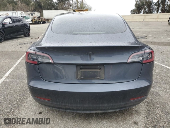 2023 Tesla Model 3 with VIN 5YJ3E1EA9PF543672, listed as a Copart auction lot 48211035 with Not Provided miles and Salvage Title. Bid and sale history available at DreamBid. Image 6.