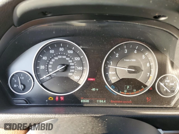 2015 BMW 4 Series 428i with VIN WBA3N7C54FK224395, listed as a Copart auction lot 45746095 with 85,646 mi miles and Salvage title. Bid and sale history available at DreamBid. Image 9.