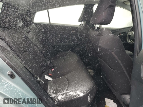 2022 Toyota Prius L Eco with VIN JTDKAMFU6N3187693, listed as a Copart auction lot 44617075 with 26,821 mi miles and Salvage Title. Bid and sale history available at DreamBid. Image 10.