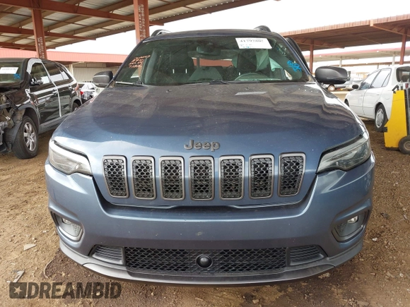 2021 Jeep Cherokee Latitude Lux with VIN 1C4PJLMX0MD207782, listed as a IAAI auction lot 41797805 with 97,863 mi miles. Bid and sale history available at carsss.com. Image 12.