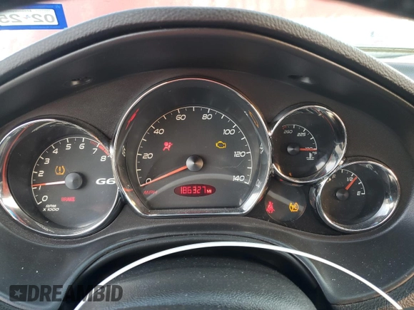 2009 Pontiac G6 w/1SA *Ltd Avail* with VIN 1G2ZG57B094196894, listed as a Copart auction lot 72076884 with 186,327 mi miles and Salvage Title. Bid and sale history available at carsss.com. Image 9.