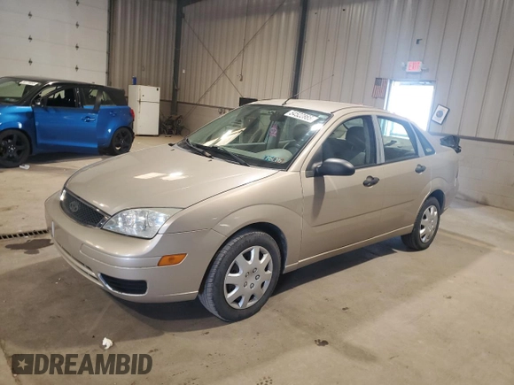 2007 Ford Focus S with VIN 1FAFP34N27W215504, listed as a Copart auction lot 54522865 with 64,754 mi miles and Salvage Title. Bid and sale history available at carsss.com. Image 1.