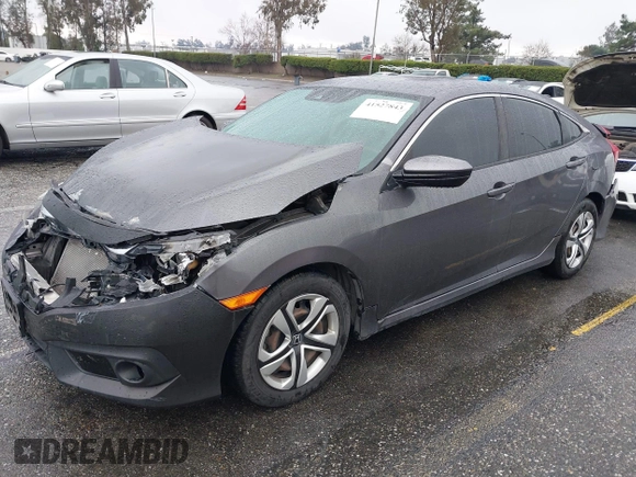 2017 Honda Civic Sedan LX with VIN 19XFC2F68HE212205, listed as a IAAI auction lot 41527843 with 128,401 mi miles. Bid and sale history available at carsss.com. Image 17.