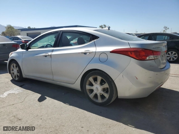 2012 Hyundai Elantra GLS with VIN KMHDH4AEXCU272222, listed as a Copart auction lot 53307345 with 103,639 mi miles and Salvage Title. Bid and sale history available at carsss.com. Image 2.
