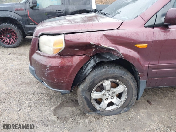 2008 Honda Pilot SE with VIN 5FNYF28358B002741, listed as a IAAI auction lot 41834052 with 248,830 mi miles. Bid and sale history available at carsss.com. Image 6.