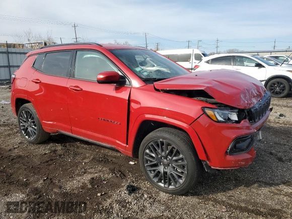 2023 Jeep Compass (RED) Edition с VIN 3C4NJDCN6PT539530, выставлен на аукционе Copart как лот 50155605 с пробегом 18 049 миль миль и Списание • Salvage title. История ставок и продаж доступна на DreamBid. Изображение 4.