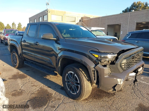 2024 Toyota Tacoma 4WD SR5 with VIN 3TMLB5JN3RM046513, listed as a IAAI auction lot 41231528 with 7,091 mi miles. Bid and sale history available at carsss.com. Image 1.