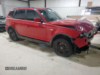 2007 BMW X3 3.0si with VIN WBXPC934X7WF04450, listed as a Copart auction lot 55164075 with 134,911 mi miles and Salvage title. Bid and sale history available at DreamBid. Image 4.
