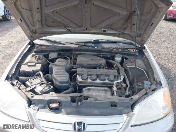 2002 Honda Civic LX with VIN 2HGES16592H524868, listed as a IAAI auction lot 42119246 with 132,514 mi miles. Bid and sale history available at carsss.com. Image 10.