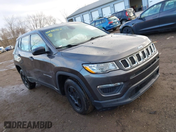 2017 Jeep Compass Sport z VIN 3C4NJDAB8HT667519, wystawiony jako IAAI lot #41488704 z przebiegiem 111 242 mil mil oraz . Historia ofert i sprzedaży dostępna na DreamBid. Obrazek 1.