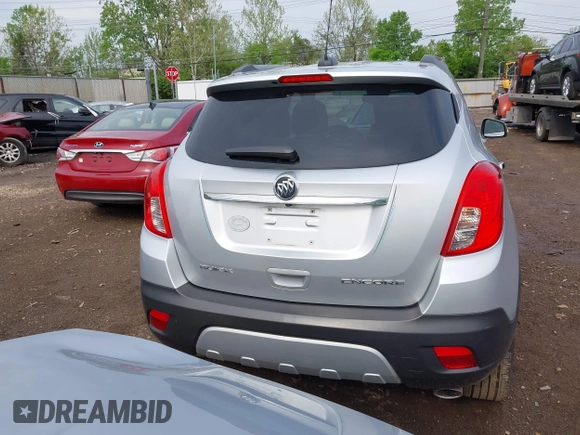 2016 Buick Encore Leather with VIN KL4CJCSB8GB716681, listed as a IAAI auction lot 42151311 with 55,772 mi miles and . Bid and sale history available at DreamBid. Image 16.
