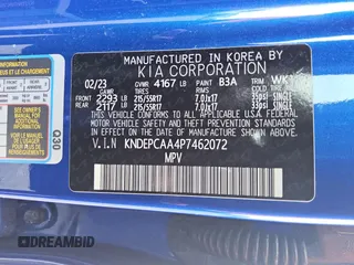 2023 Kia Seltos LX z VIN KNDEPCAA4P7462072, wystawiony jako Copart lot #46909565 z przebiegiem 54 268 mil mil oraz Tytuł czysty. Historia ofert i sprzedaży dostępna na DreamBid. Obrazek 13.