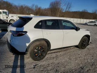 2024 Honda HR-V Sport with VIN 3CZRZ2H52RM742025, listed as a Copart auction lot 48358695 with 15,862 mi miles and Salvage Title. Bid and sale history available at carsss.com. Image 3.