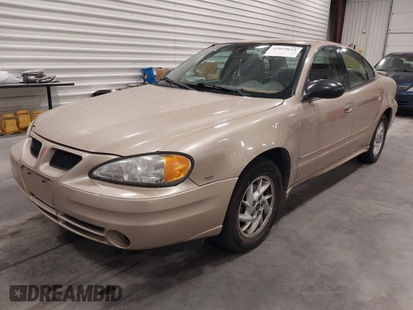 2003 Pontiac Grand Am SE1 with VIN 1G2NF52EX3C104710, listed as a IAAI auction lot 42053621 with 102,012 mi miles. Bid and sale history available at carsss.com. Image 2.