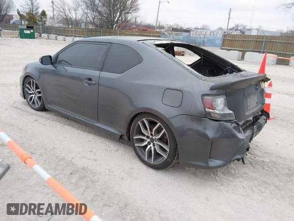 2015 Scion tC with VIN JTKJF5C72F3089756, listed as a IAAI auction lot 41554749 with 66,883 mi miles. Bid and sale history available at carsss.com. Image 3.
