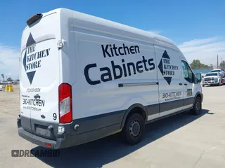 2018 Ford Transit Cargo with VIN 1FTBW3XGXJKB34600, listed as a IAAI auction lot 42017817 with 116,399 mi miles. Bid and sale history available at carsss.com. Image 4.