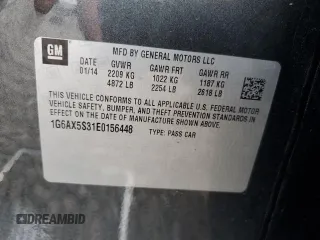 2014 Cadillac CTS Luxury AWD z VIN 1G6AX5S31E0156448, wystawiony jako Copart lot #51983215 z przebiegiem 112 630 mil mil oraz Szkoda całkowita • Salvage title. Historia ofert i sprzedaży dostępna na DreamBid. Obrazek 12.