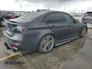 2015 BMW M3 with VIN WBS3C9C51FP805725, listed as a Copart auction lot 73618122 with 77,864 mi miles. Bid and sale history available at carsss.com. Image 3.