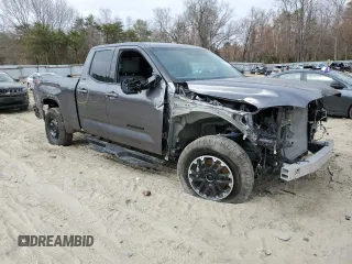 2023 Toyota Tundra SR5 with VIN 5TFLA5DA4PX065963, listed as a Copart auction lot 48775395 with 28,681 mi miles and Salvage title. Bid and sale history available at DreamBid. Image 4.