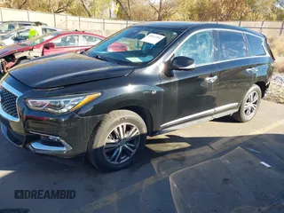2020 Infiniti QX60 Luxe with VIN 5N1DL0MM5LC522210, listed as a IAAI auction lot 40913550 with 90,289 mi miles and . Bid and sale history available at DreamBid. Image 17.