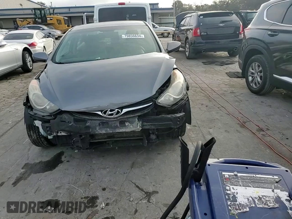 2013 Hyundai Elantra Limited with VIN 5NPDH4AE5DH356402, listed as a Copart auction lot 49293705 with 222,868 mi miles and Salvage Title. Bid and sale history available at DreamBid. Image 10.