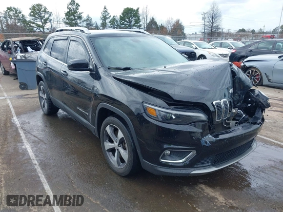 2020 Jeep Cherokee Limited with VIN 1C4PJLDB0LD560770, listed as a IAAI auction lot 41721370 with 116,245 mi miles. Bid and sale history available at carsss.com. Image 1.