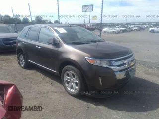 2011 Ford Edge SEL with VIN 2FMDK3JC2BBA63202, listed as a IAAI auction lot 26215471 with 125,684 mi miles. Bid and sale history available at carsss.com. Image 1.