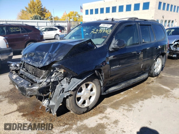2007 GMC Envoy Denali with VIN 1GKET63M972170844, listed as a Copart auction lot 72987763 with 200,584 mi miles and Salvage Title. Bid and sale history available at carsss.com. Image 1.