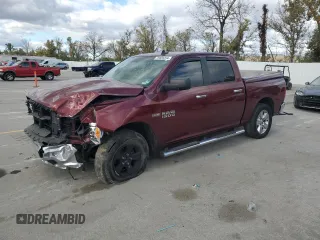 2016 Ram 1500 Big Horn with VIN 3C6RR7LT4GG263021, listed as a Copart auction lot 75835234 with 124,257 mi miles and Salvage title. Bid and sale history available at DreamBid. Image 1.