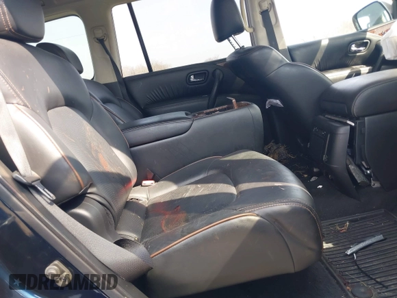 2020 Nissan Armada SL with VIN JN8AY2NDXLX017988, listed as a IAAI auction lot 41803358 with Not Provided miles. Bid and sale history available at carsss.com. Image 8.