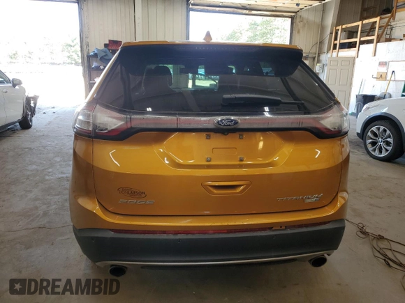 2016 Ford Edge Titanium with VIN 2FMPK4K91GBB41885, listed as a Copart auction lot 55491145 with 180,554 mi miles and Non Repairable. Bid and sale history available at DreamBid. Image 6.