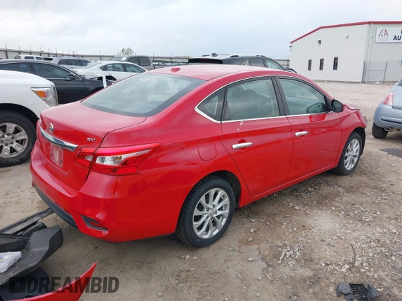 2018 Nissan Sentra SV with VIN 3N1AB7AP6JL657329, listed as a IAAI auction lot 39168856 with 116,446 mi miles. Bid and sale history available at carsss.com. Image 4.
