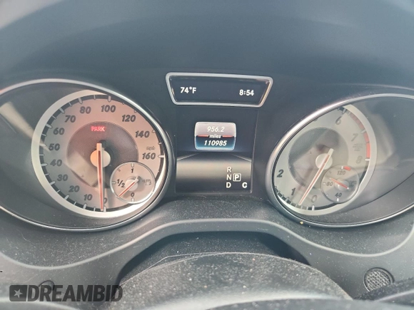 2016 Mercedes-Benz CLA 250 with VIN WDDSJ4GB9GN354171, listed as a Copart auction lot 61053525 with 110,985 mi miles and Salvage title. Bid and sale history available at DreamBid. Image 9.