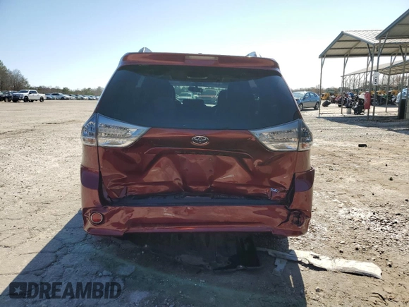 2014 Toyota Sienna SE with VIN 5TDXK3DC2ES518694, listed as a Copart auction lot 45270805 with 170,824 mi miles and Salvage Title. Bid and sale history available at DreamBid. Image 6.