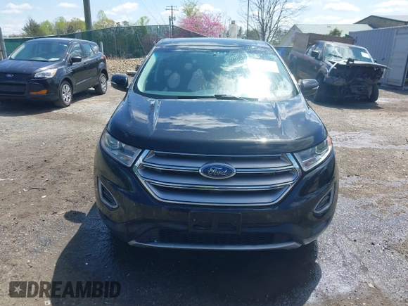 2015 Ford Edge Titanium with VIN 2FMTK4K92FBB42637, listed as a IAAI auction lot 41968659 with 99,667 mi miles. Bid and sale history available at carsss.com. Image 13.