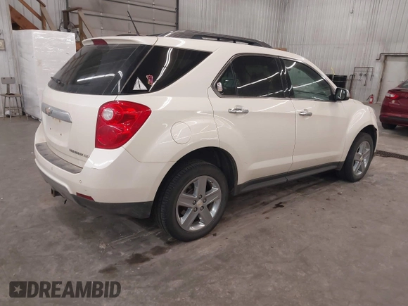 2014 Chevrolet Equinox LTZ with VIN 1GNALDEK3EZ120687, listed as a IAAI auction lot 40981187 with 131,828 mi miles. Bid and sale history available at carsss.com. Image 4.