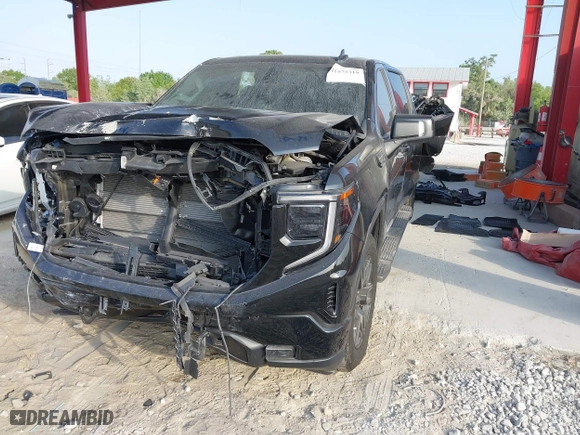 2023 GMC Sierra 1500 Elevation with VIN 3GTPHCED8PG331600, listed as a IAAI auction lot 41575319 with 14,491 mi miles. Bid and sale history available at carsss.com. Image 17.