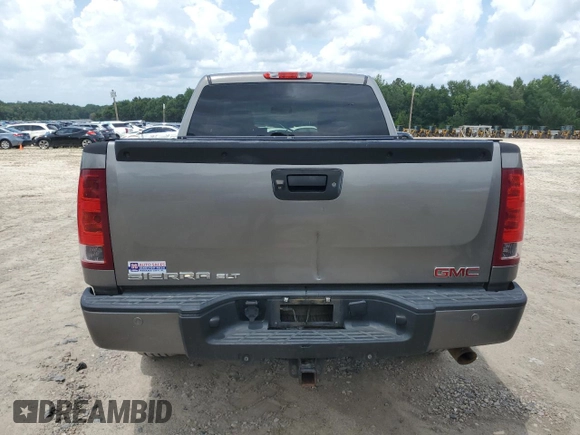 2013 GMC Sierra 1500 SLT with VIN 3GTP2WE25DG134770, listed as a Copart auction lot 59616535 with 212,304 mi miles and Salvage title. Bid and sale history available at DreamBid. Image 6.