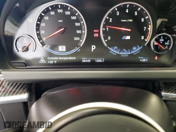 2013 BMW M6 with VIN WBSLX9C59DC968423, listed as a Copart auction lot 88493325 with 36,545 mi miles and Salvage title. Bid and sale history available at DreamBid. Image 9.