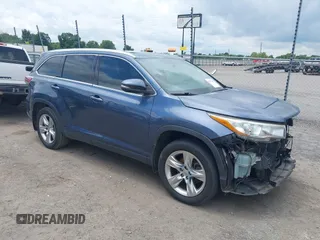 2014 Toyota Highlander Limited with VIN 5TDYKRFH5ES034504, listed as a IAAI auction lot 42371683 with 198,394 mi miles and . Bid and sale history available at DreamBid. Image 1.