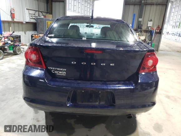 2013 Dodge Avenger SE with VIN 1C3CDZAB1DN540489, listed as a Copart auction lot 51306265 with 148,617 mi miles and Salvage Title. Bid and sale history available at carsss.com. Image 6.