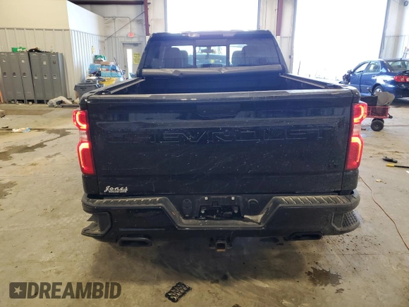 2020 Chevrolet Silverado 1500 LT Trail Boss with VIN 1GCPYFEL6LZ308318, listed as a Copart auction lot 45527615 with 45,415 mi miles and Salvage Title. Bid and sale history available at carsss.com. Image 6.