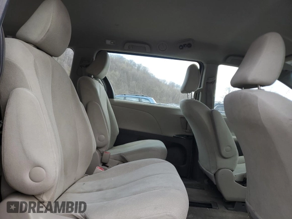 2012 Toyota Sienna with VIN 5TDZK3DC1CS260416, listed as a Copart auction lot 52860155 with 140,714 mi miles and Salvage Title. Bid and sale history available at carsss.com. Image 11.